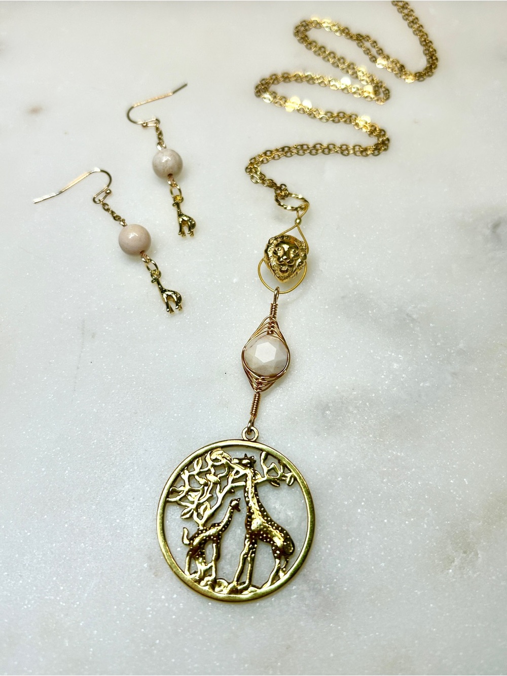 Giraffe Jewelry Set